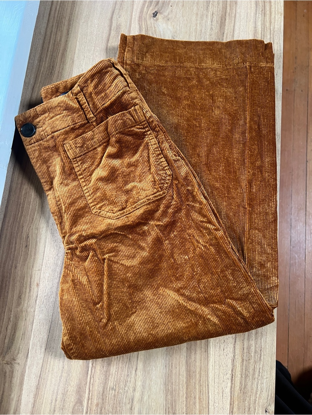 Anthropologie Maeve Colette Corduroy Pants in Caramel